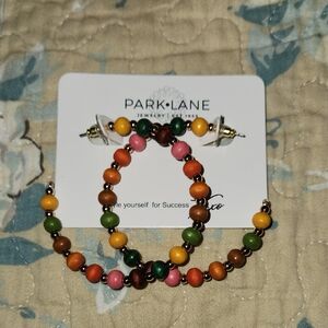 Park Lane Multicolored Beaded Hoop Earrings